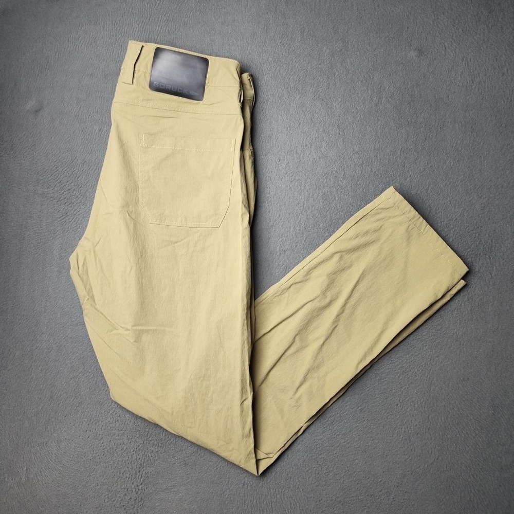 GORUCK Simple Pants Womens 6 Khaki Nylon Stretch Hiking Made in USA Lightweight